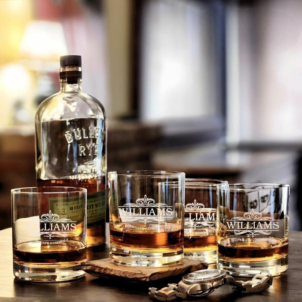 Personalized Beveled Blade Decanter | Luxe