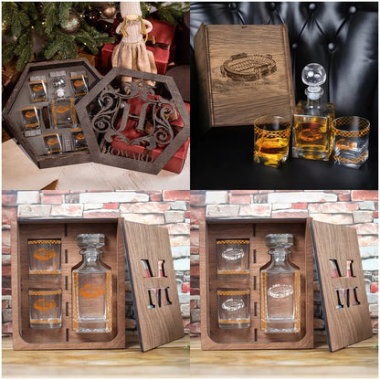 Neyland Stadium - Tennessee Volunteers Whiskey Set