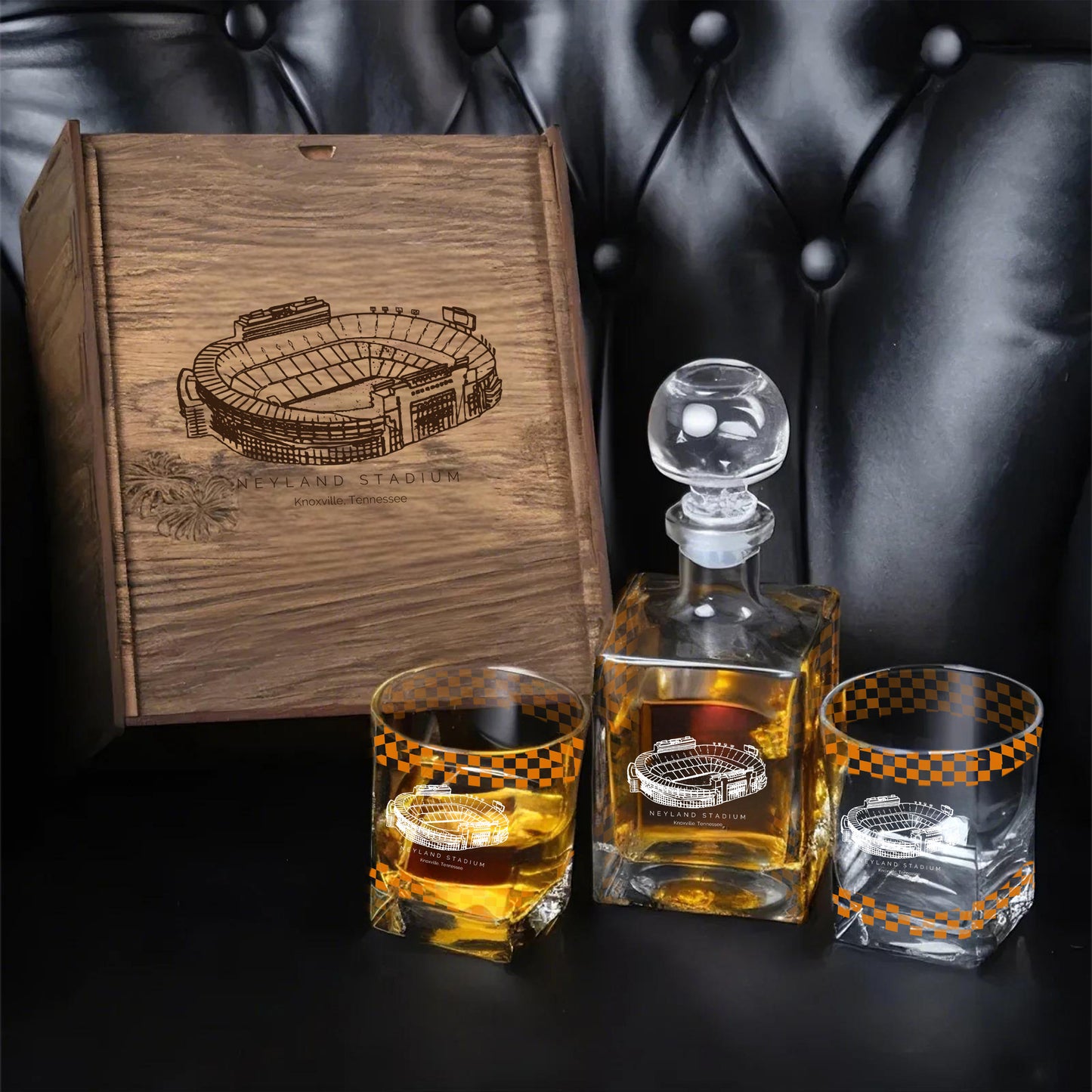 Neyland Stadium - Tennessee Volunteers Whiskey Set