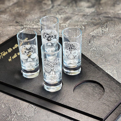 Custom Tequila Shot Glass Set Gifts for Tequila Lovers