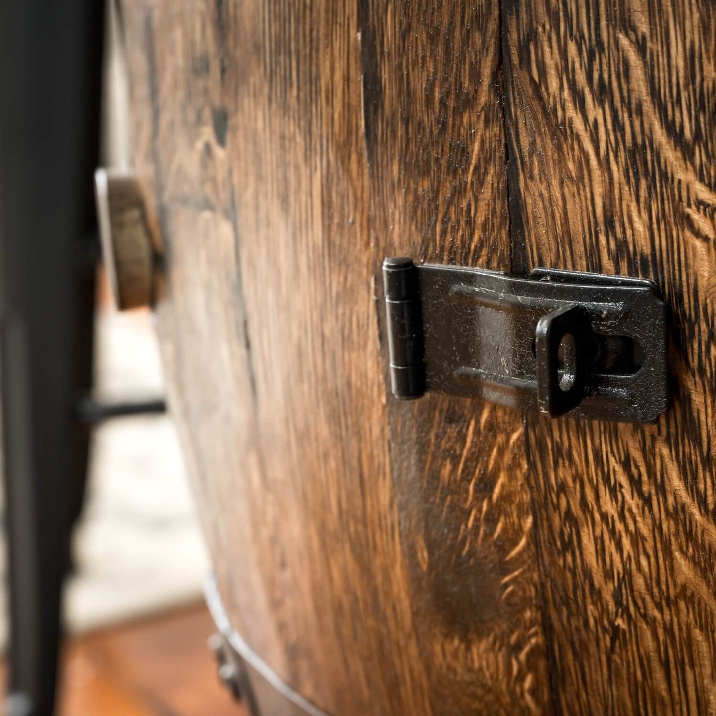 Deluxe Refurbished Whiskey Barrel Cabinet