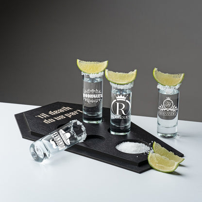 Personalized Tequila Shot Glasses,30th Birthday Gift