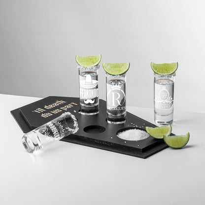 Personalized Tequila Shot Glasses,30th Birthday Gift